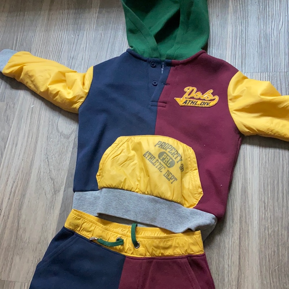 Two piece toddler boy polo Ralph Lauren set